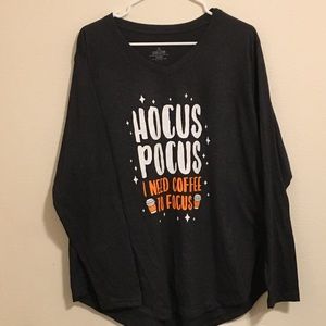 Heather Charcoal Hocus Pocus Long-Sleeve Tee- 2X